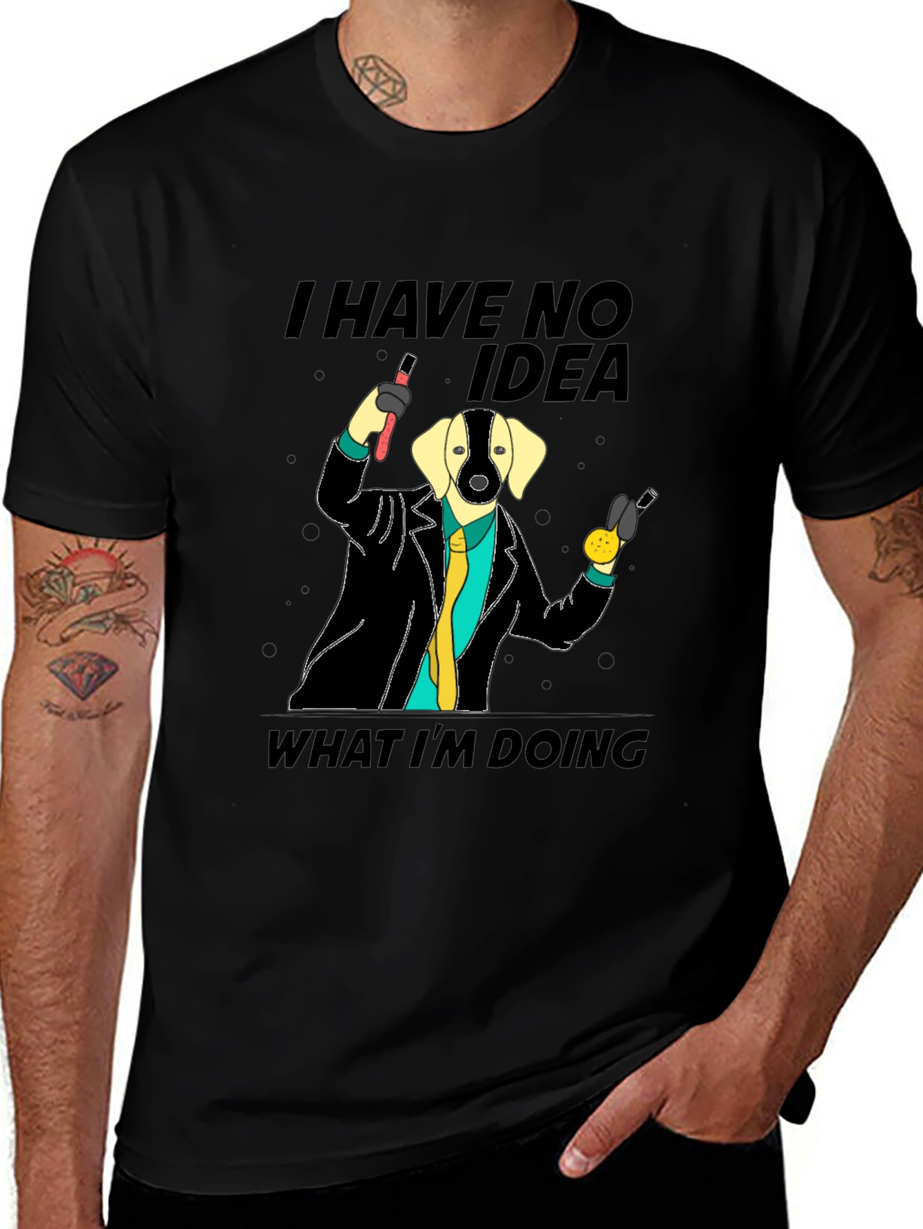 I Have No Idea Dog T-Shirt