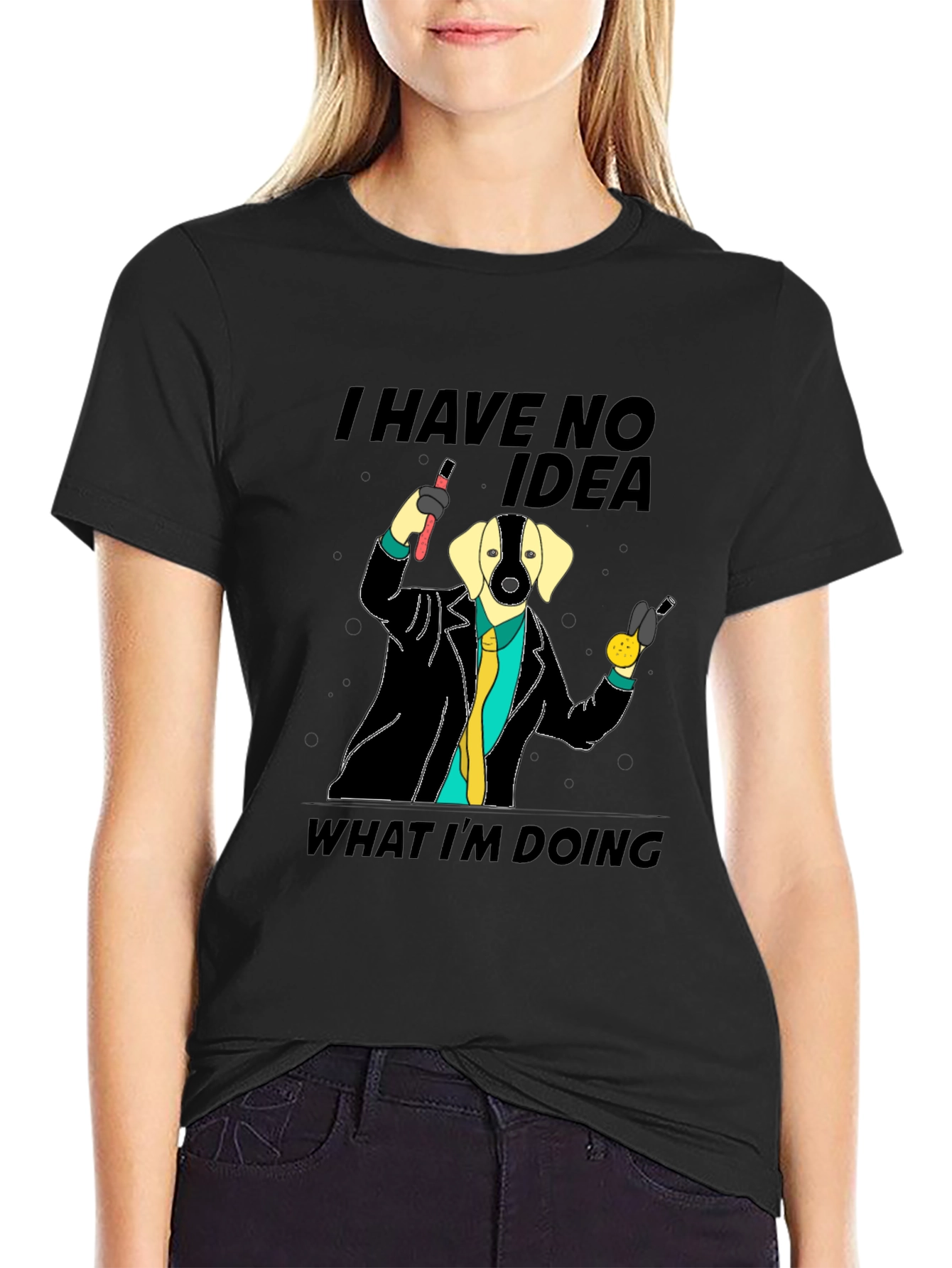 I Have No Idea Dog T-Shirt
