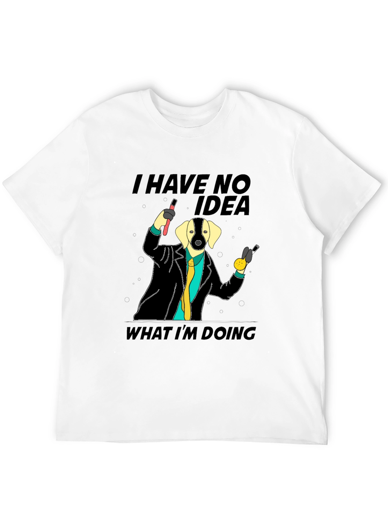 I Have No Idea Dog T-Shirt