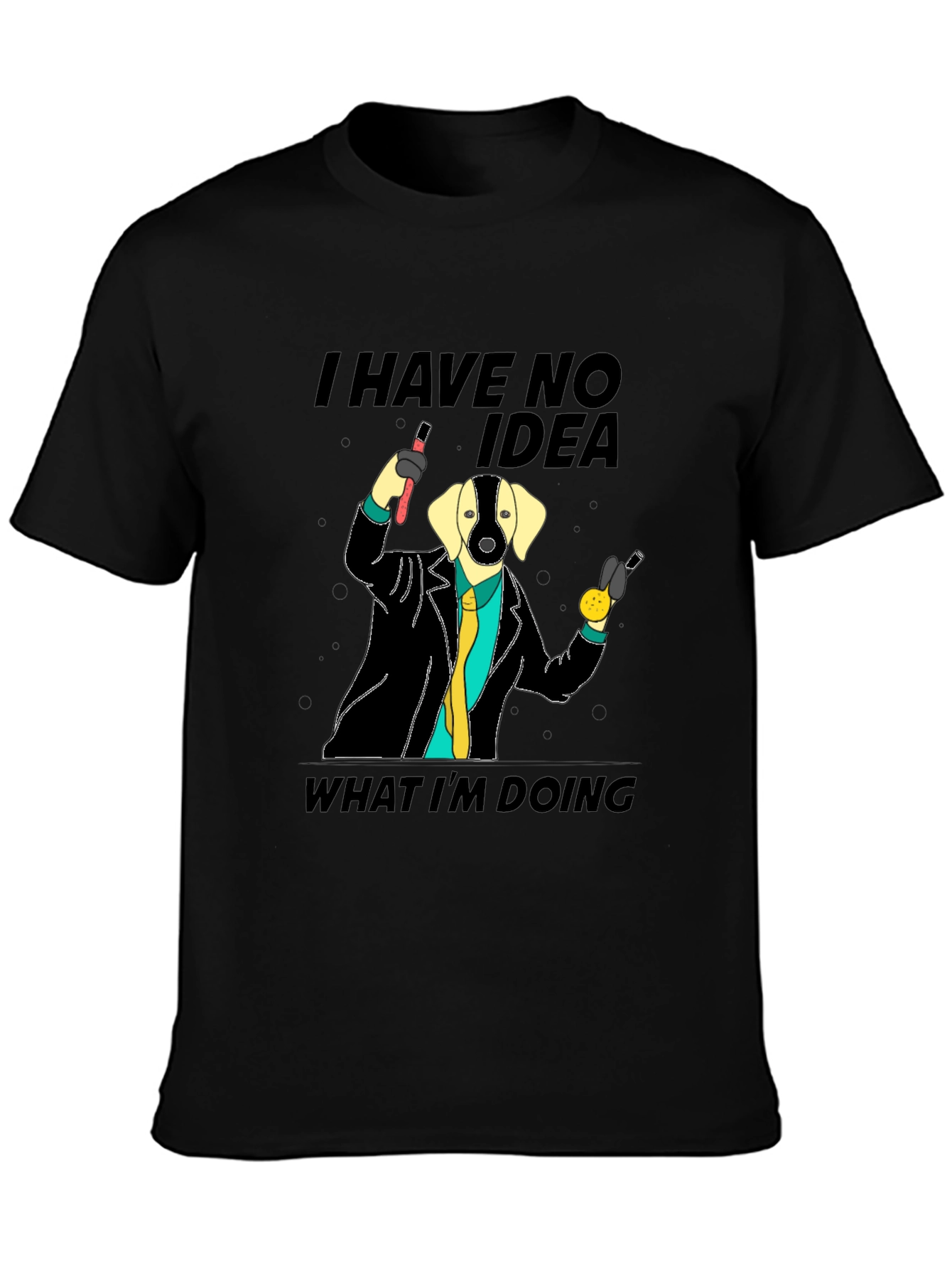 I Have No Idea Dog T-Shirt