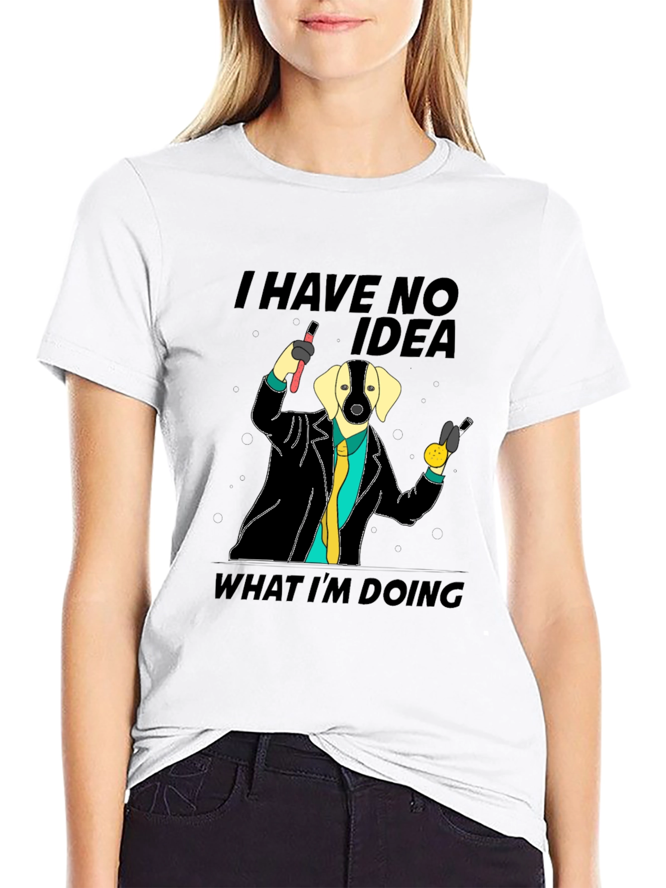 I Have No Idea Dog T-Shirt