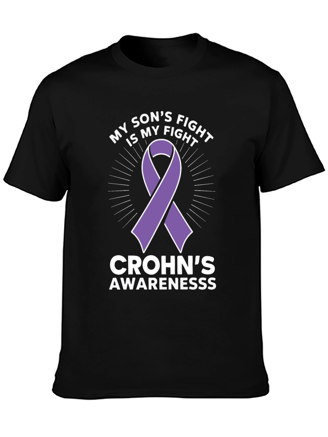 Crohns Awareness T-Shirt - My Sons Fight