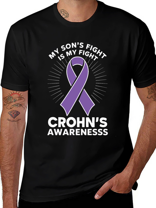 Crohns Awareness T-Shirt - My Sons Fight
