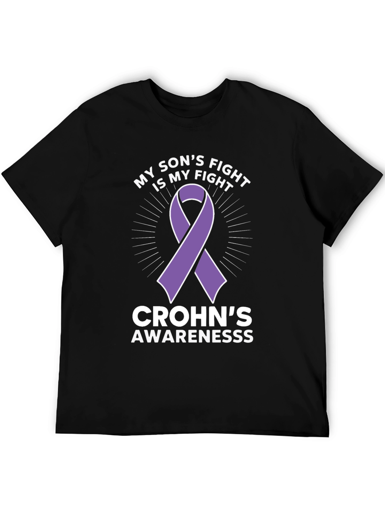 Crohns Awareness T-Shirt - My Sons Fight