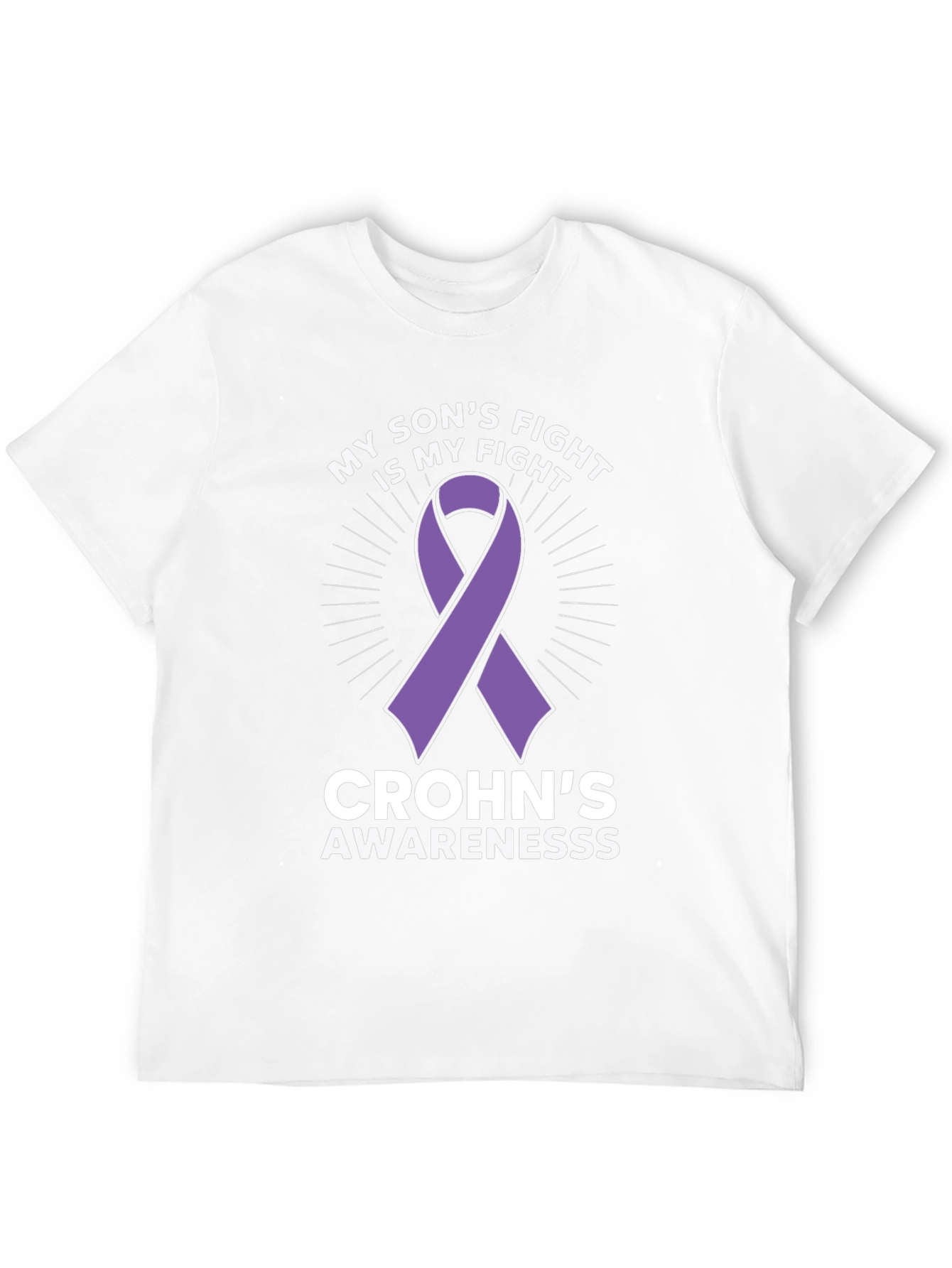 Crohns Awareness T-Shirt - My Sons Fight