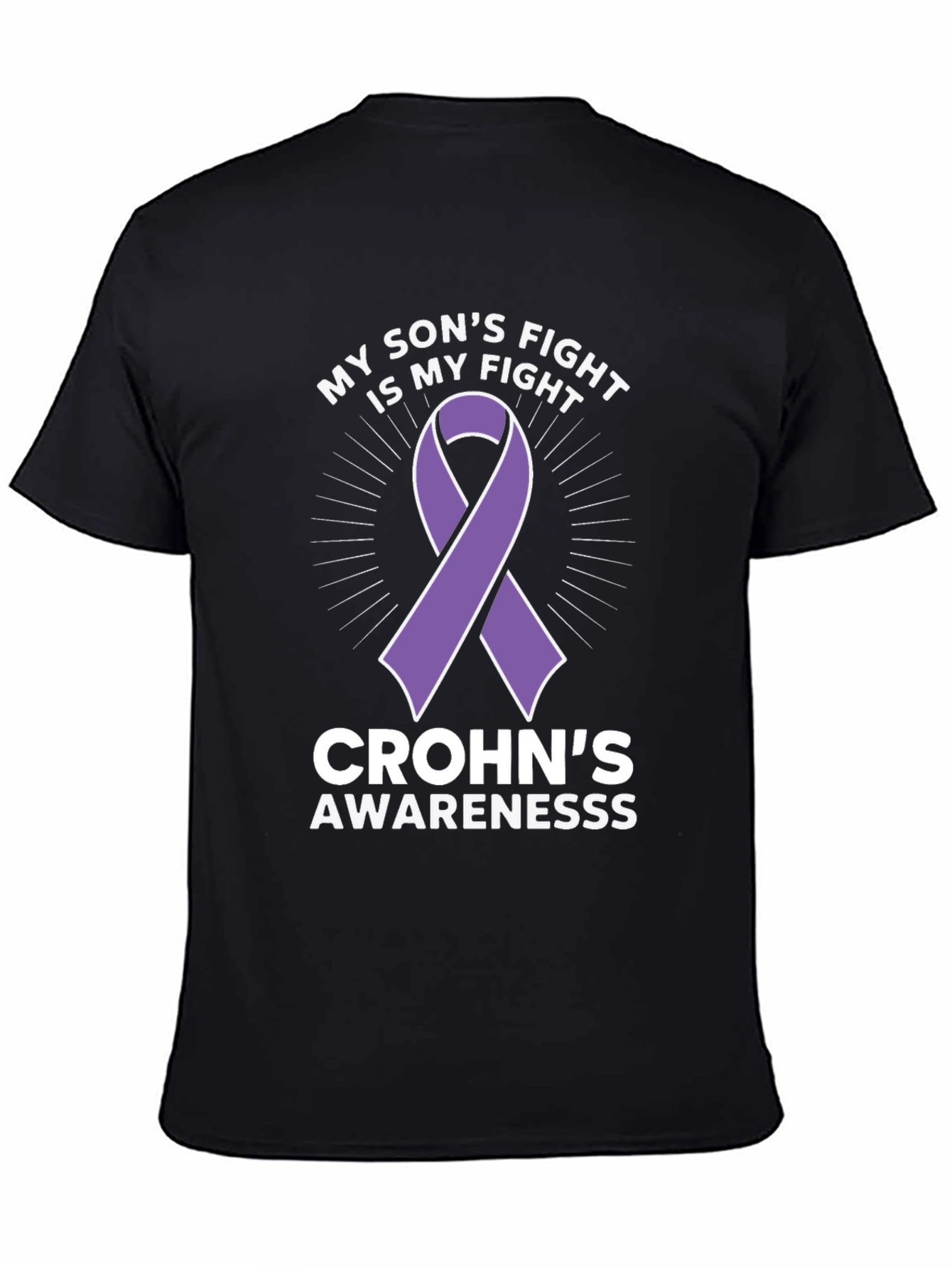 Crohns Awareness T-Shirt - My Sons Fight