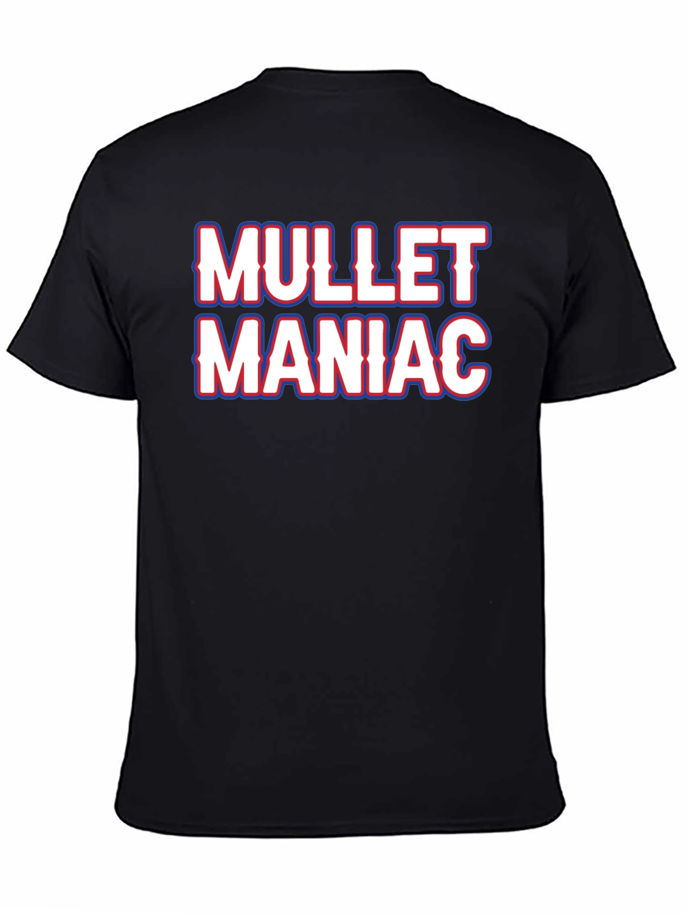 Mullet Maniac Black T-Shirt