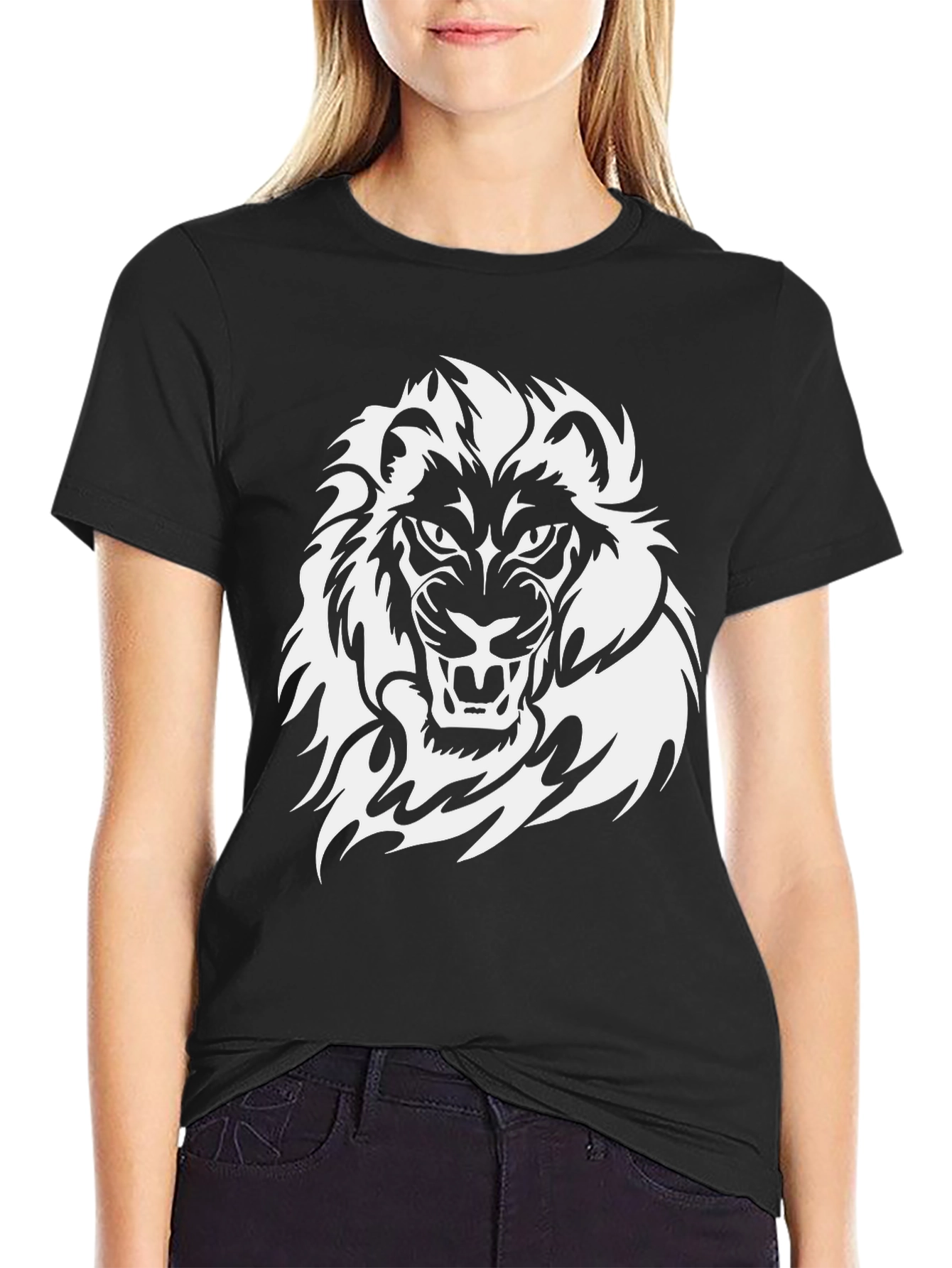 Lion Graphic Tee - Fierce Style