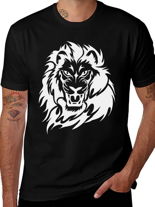Lion Graphic Tee - Fierce Style