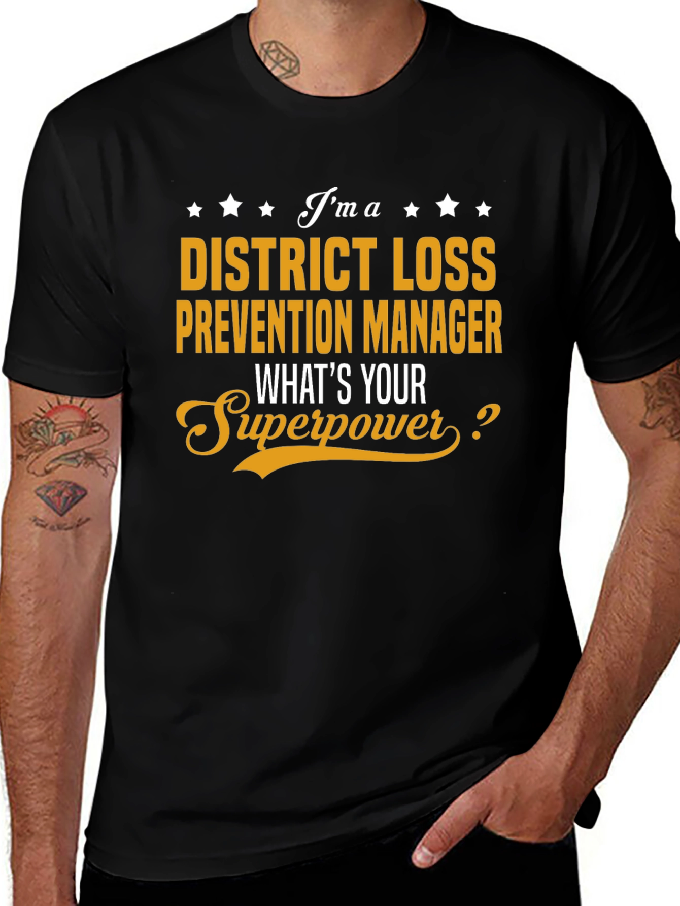 District Loss Prevention Manager Superpower T-Shirt