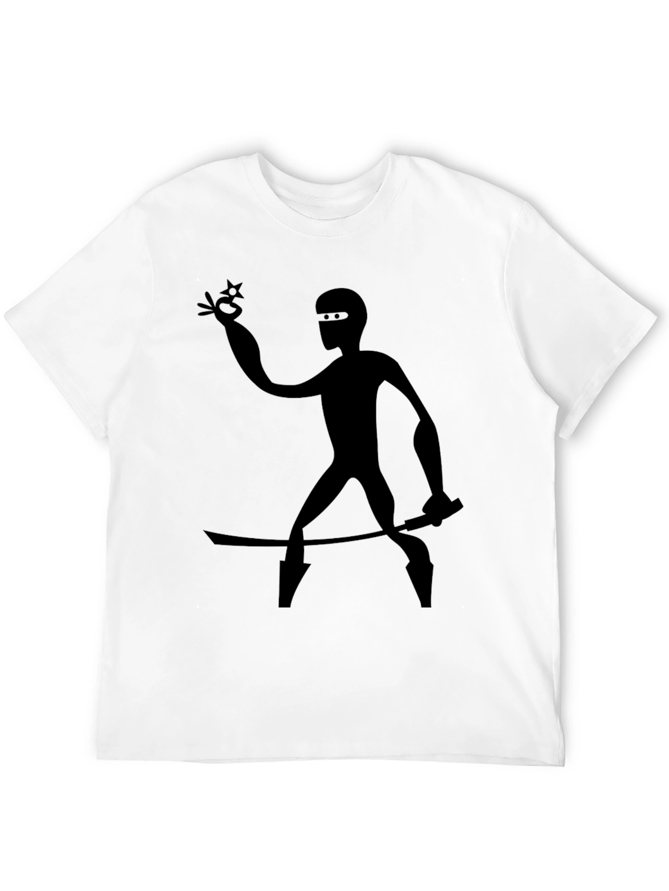 Ninja Silhouette Black T-Shirt