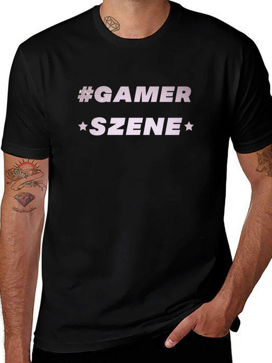 Gamer Szene Black T-Shirt