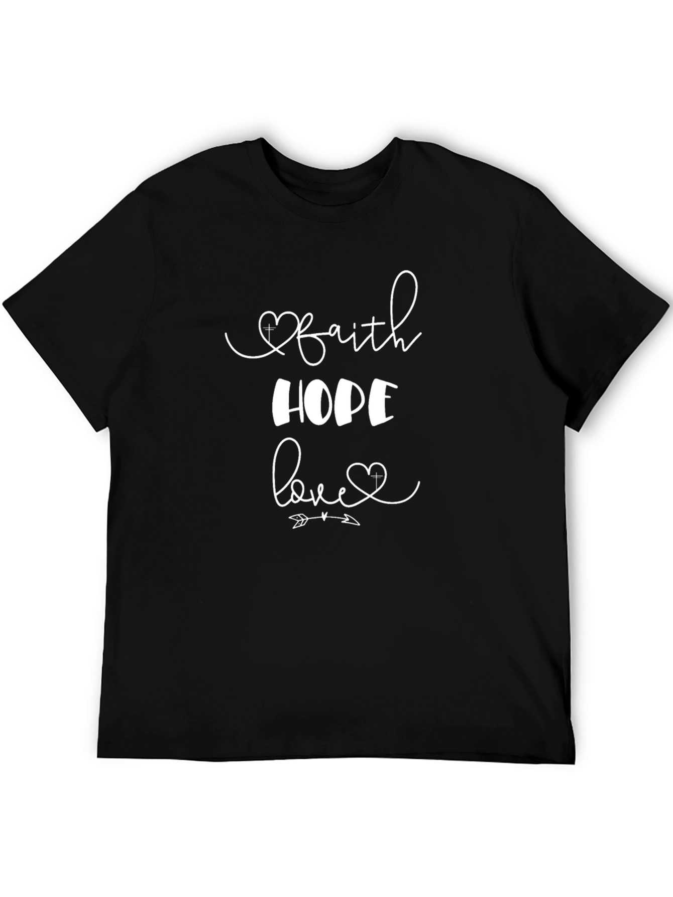Faith Hope Love Graphic T-Shirt