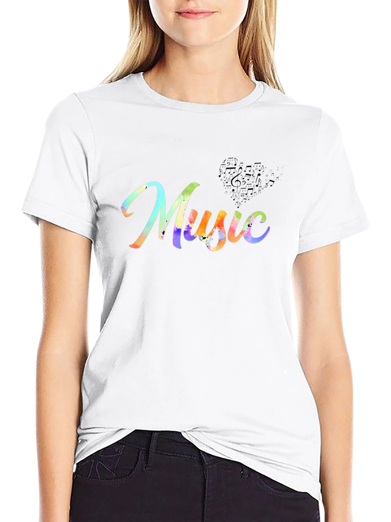 Music Watercolor T-Shirt