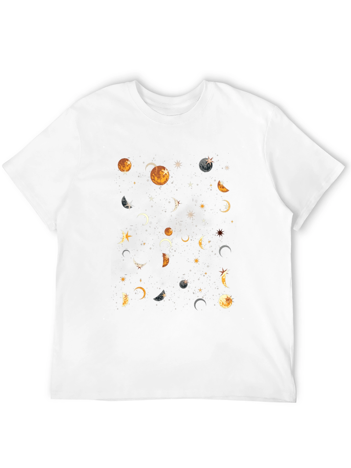 Celestial Moon Phases Graphic T-Shirt