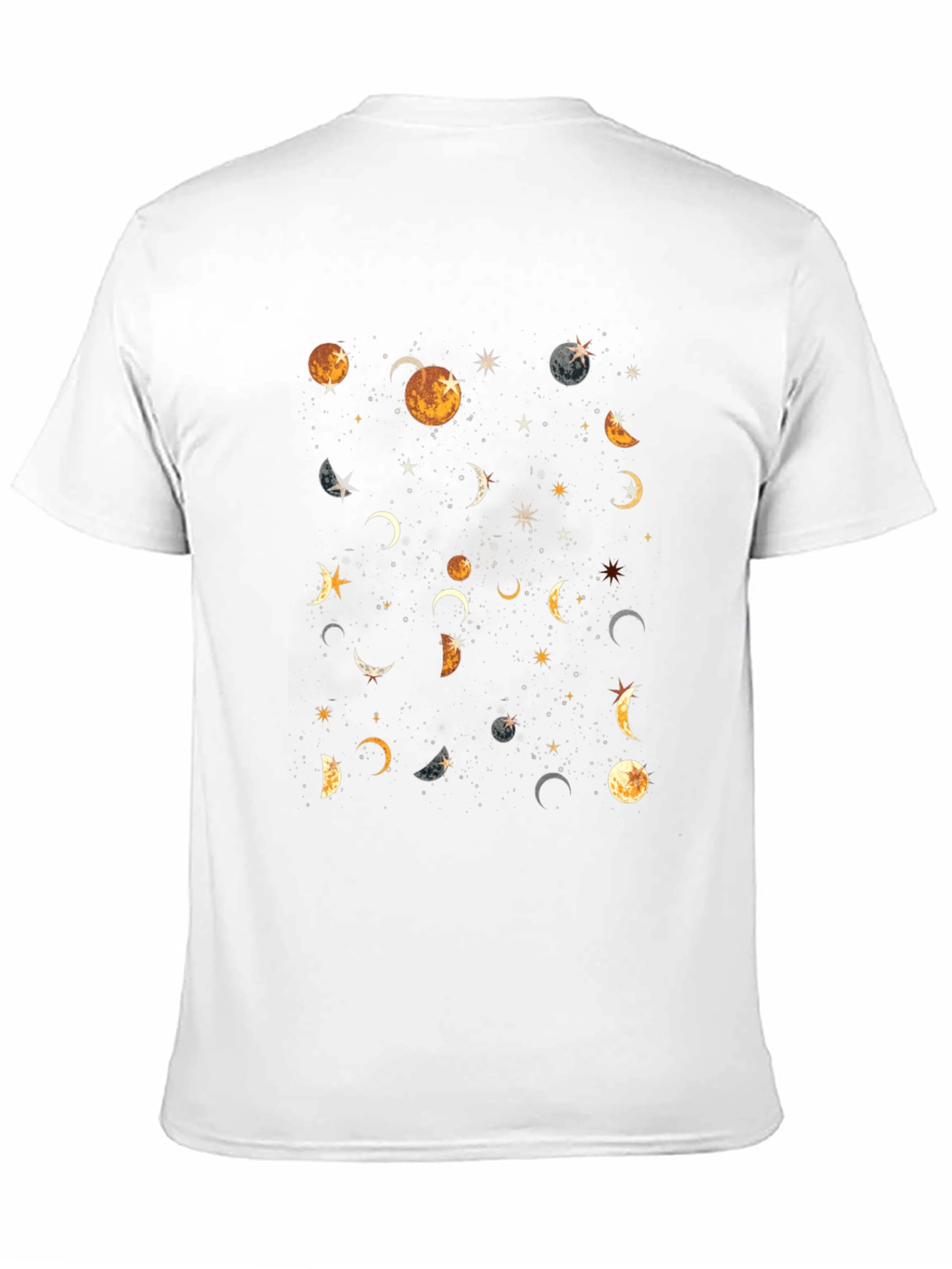 Celestial Moon Phases Graphic T-Shirt