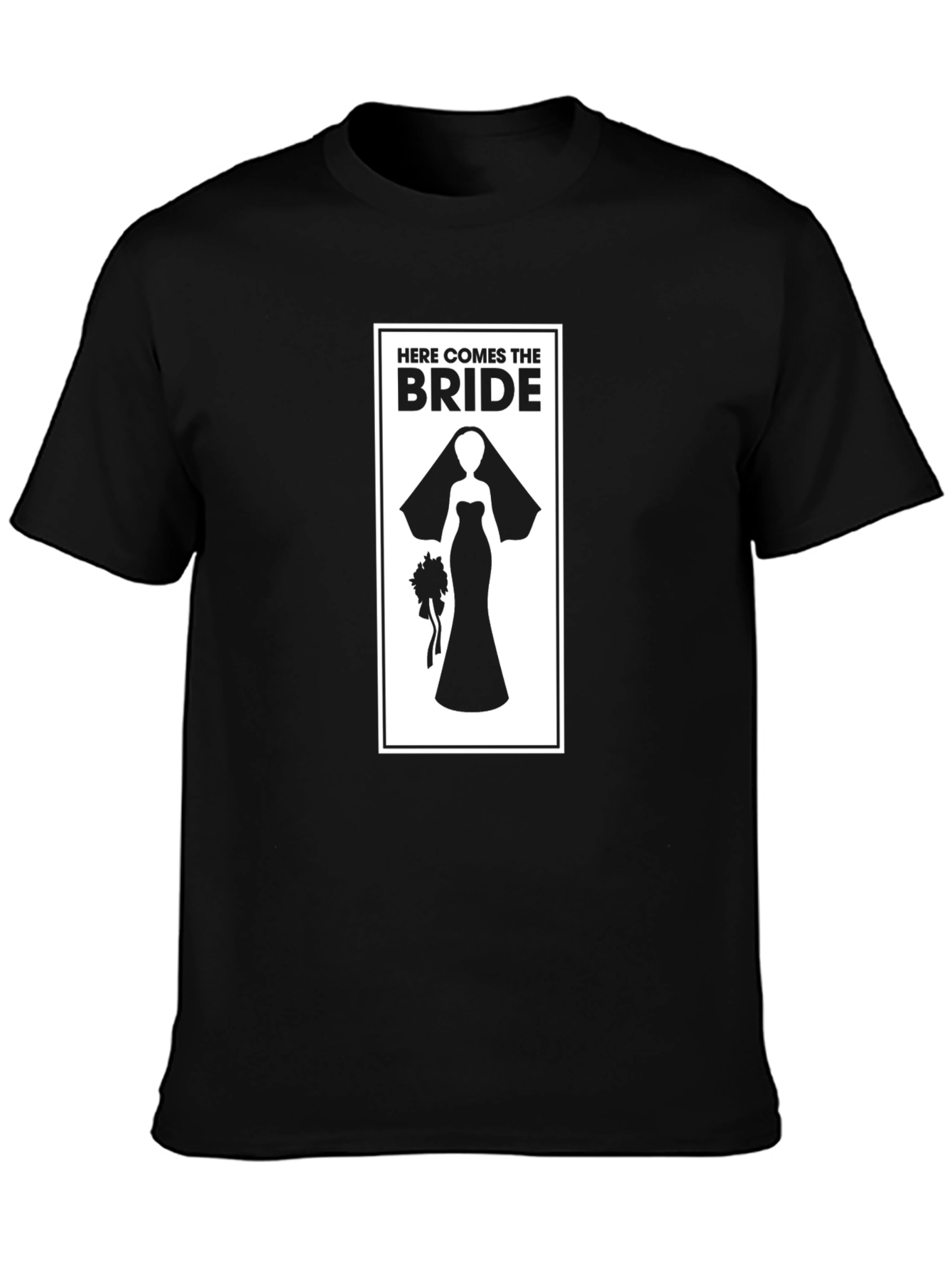 Here Comes the Bride T-Shirt - Wedding Fun