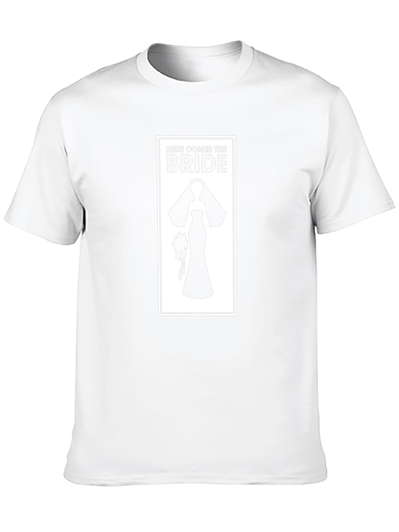 Here Comes the Bride T-Shirt - Wedding Fun