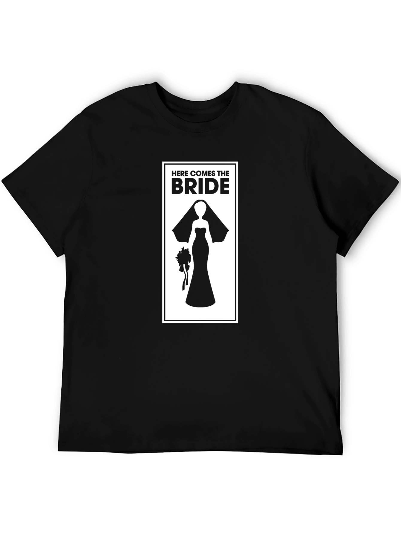 Here Comes the Bride T-Shirt - Wedding Fun