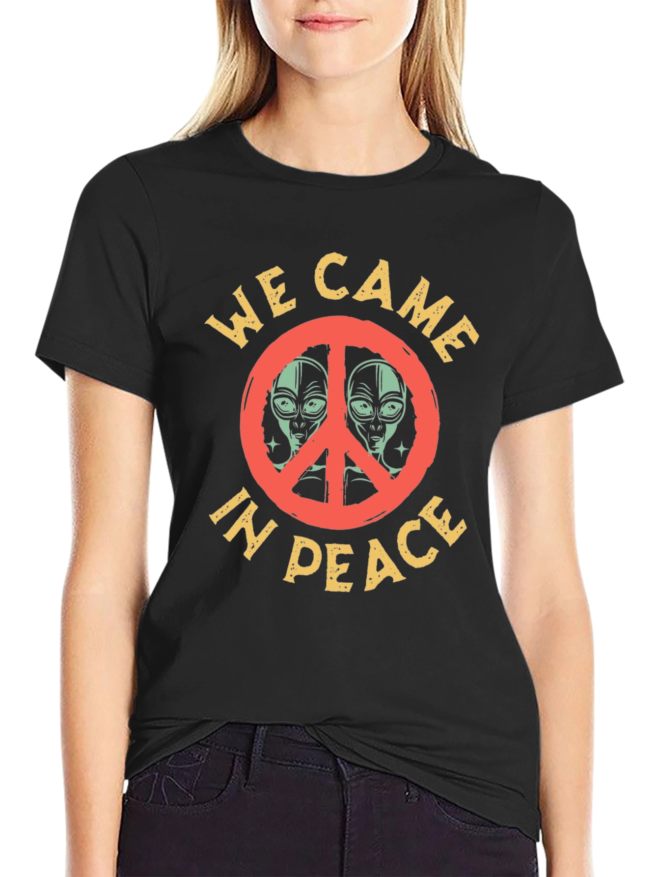 We Came in Peace Alien Graphic T-Shirt