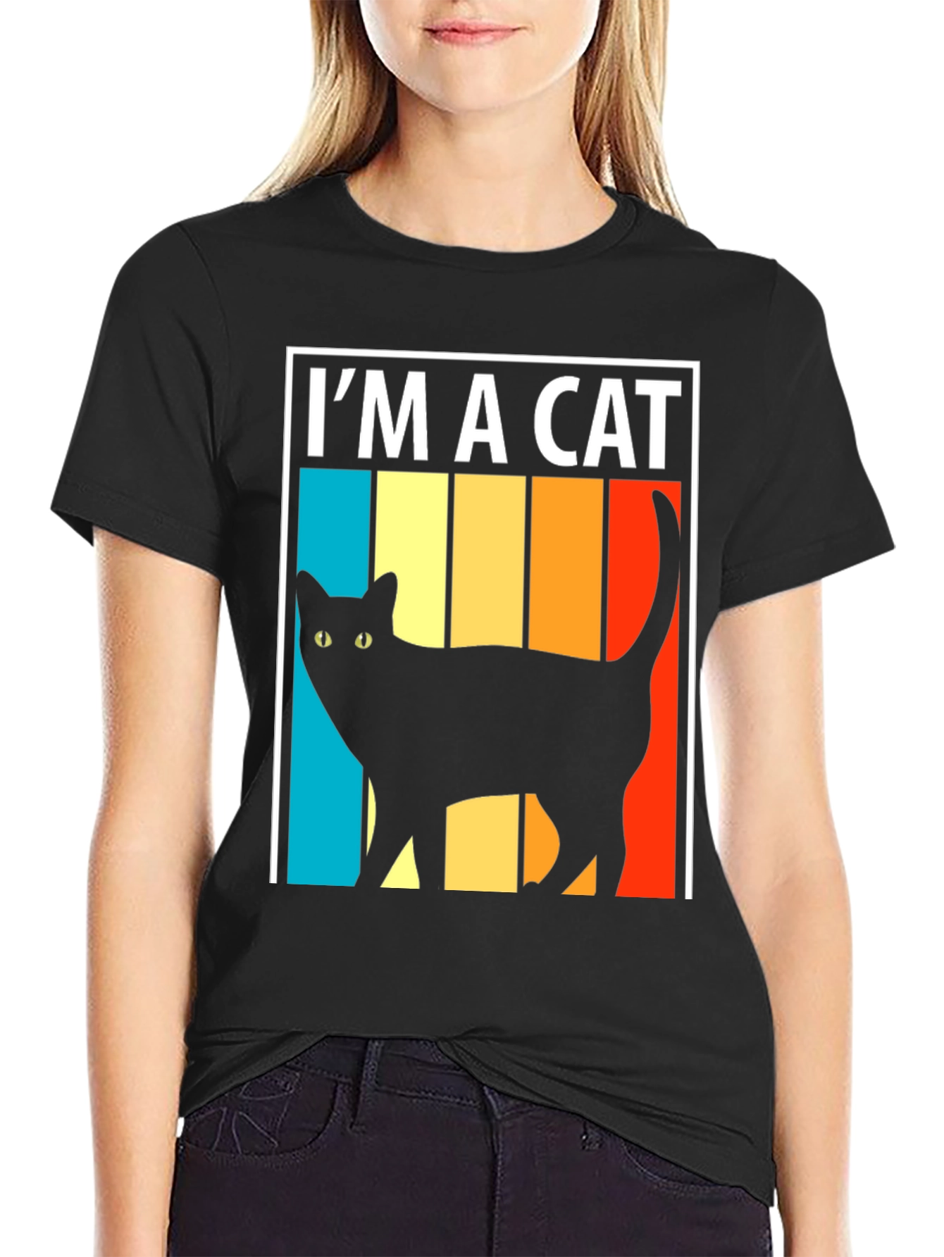 Im a Cat Retro T-Shirt