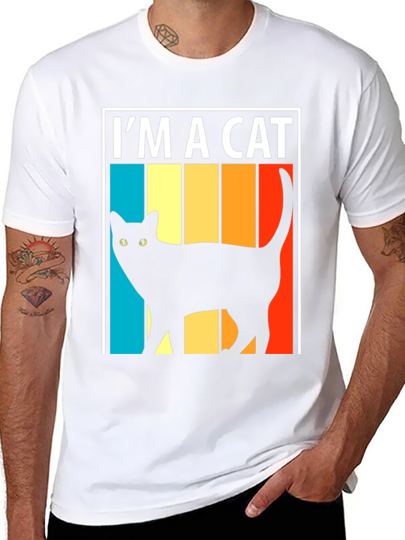 Im a Cat Retro T-Shirt