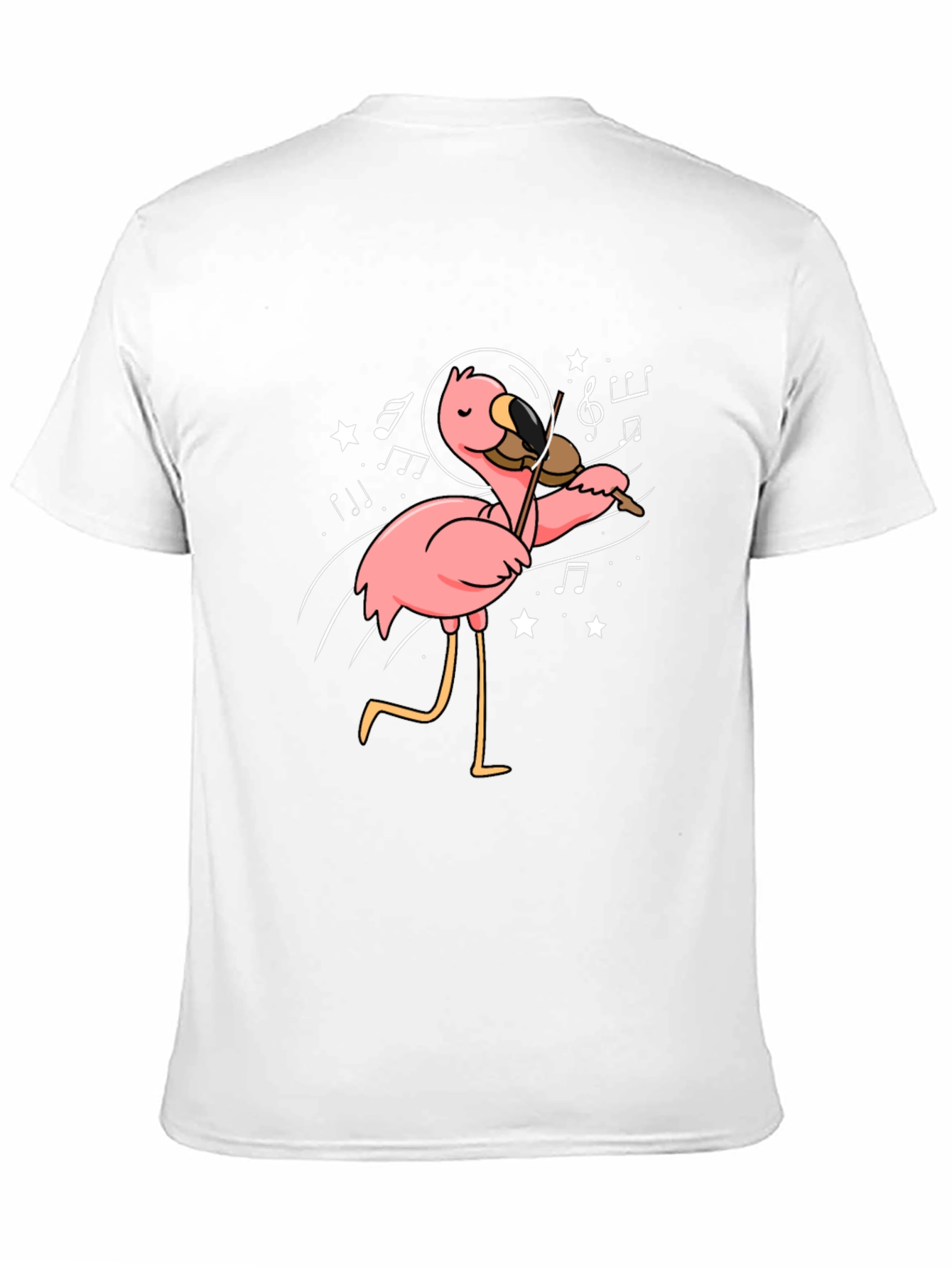Astronaut Flamingo Violinist Graphic Tee