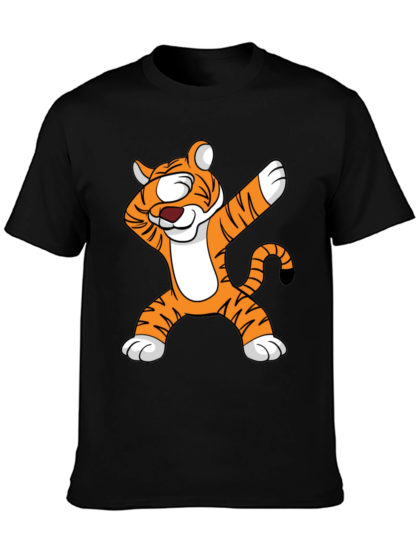 Dabbing Tiger Graphic T-Shirt