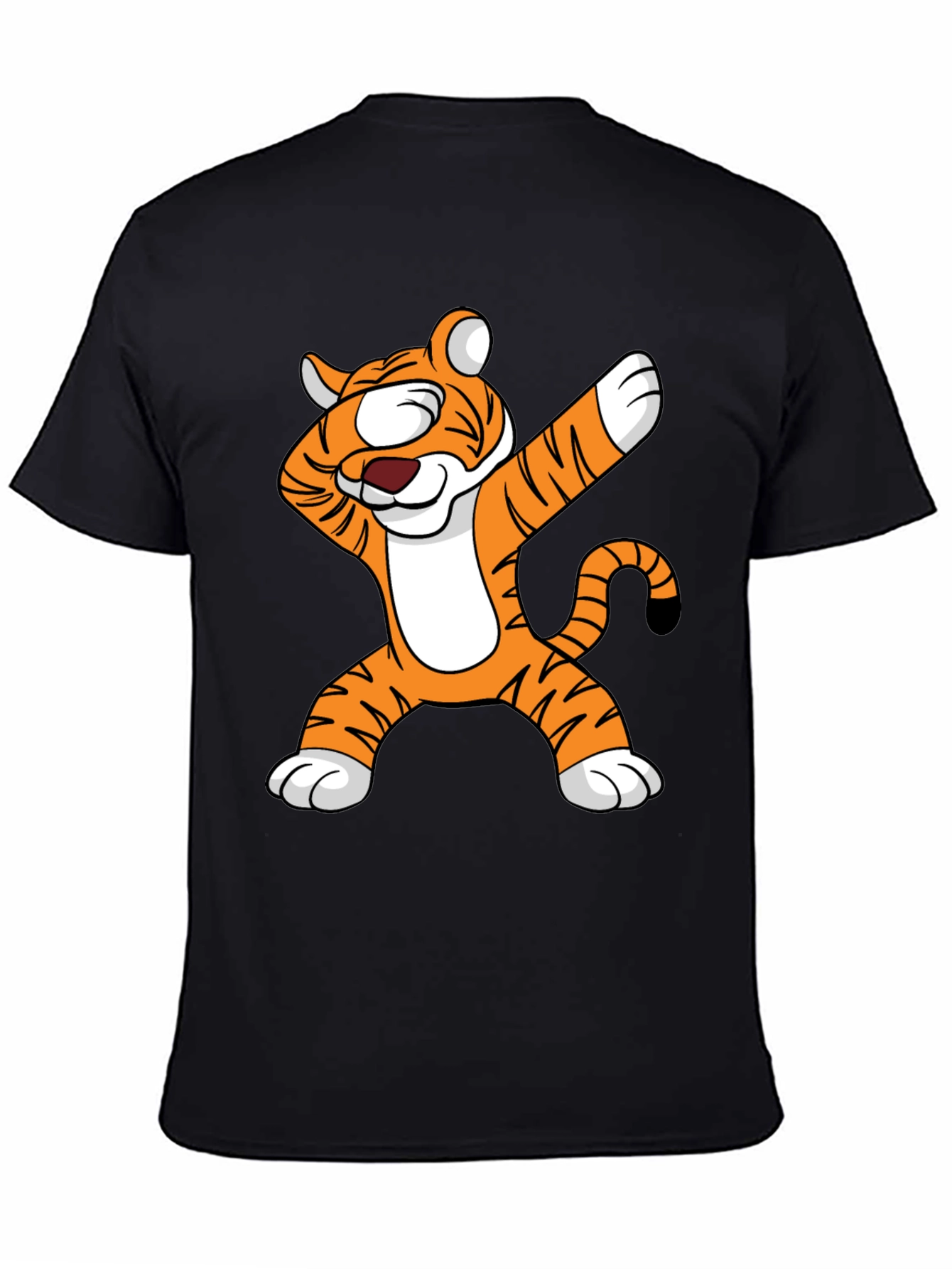 Dabbing Tiger Graphic T-Shirt