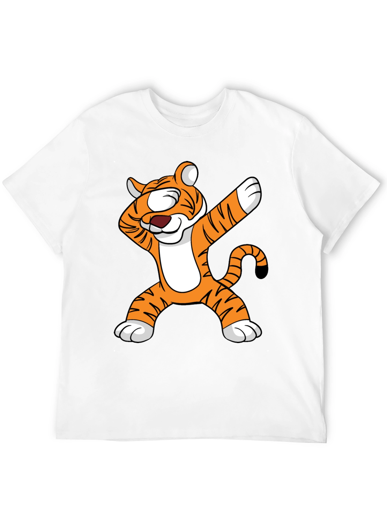 Dabbing Tiger Graphic T-Shirt