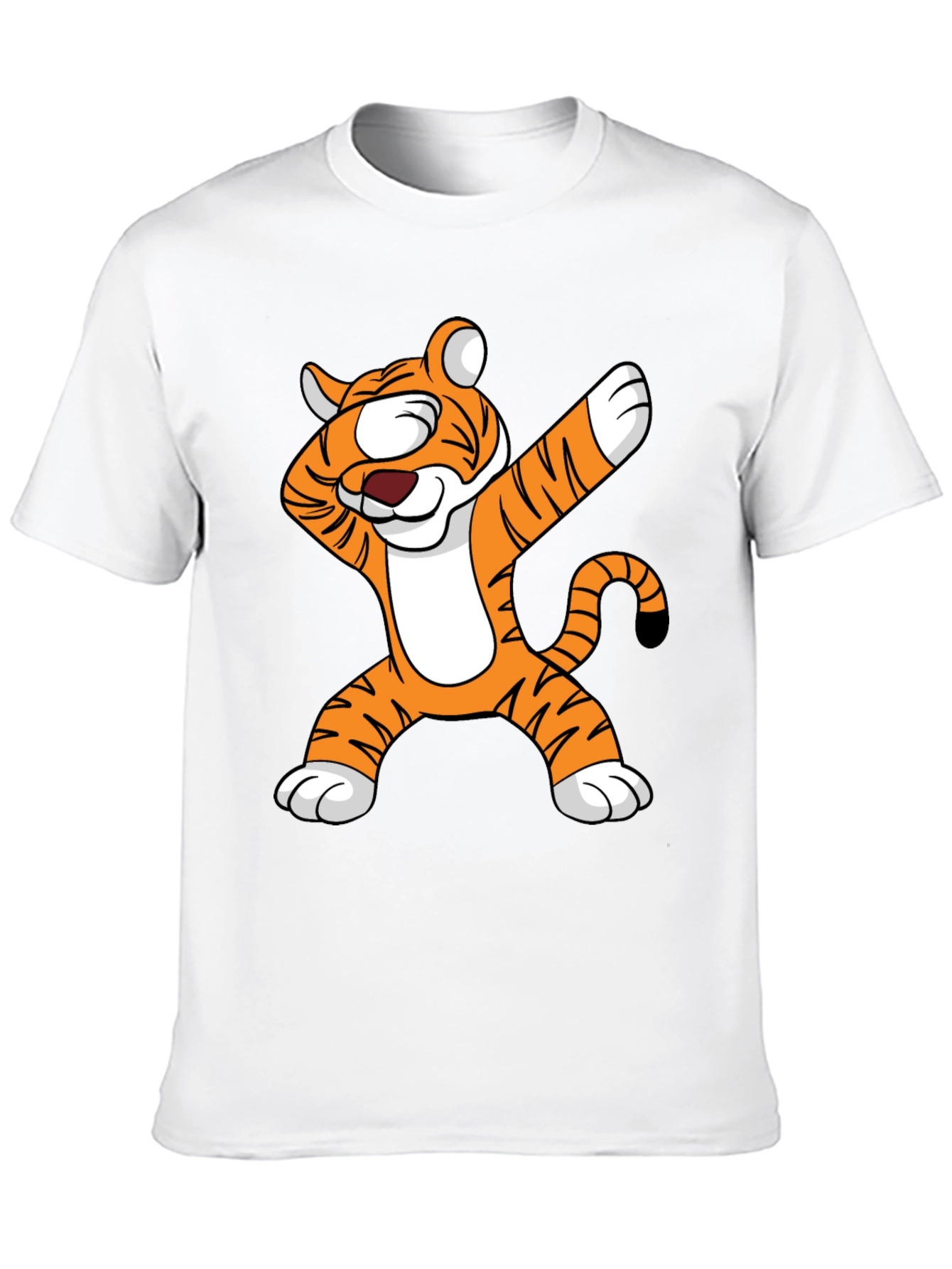 Dabbing Tiger Graphic T-Shirt