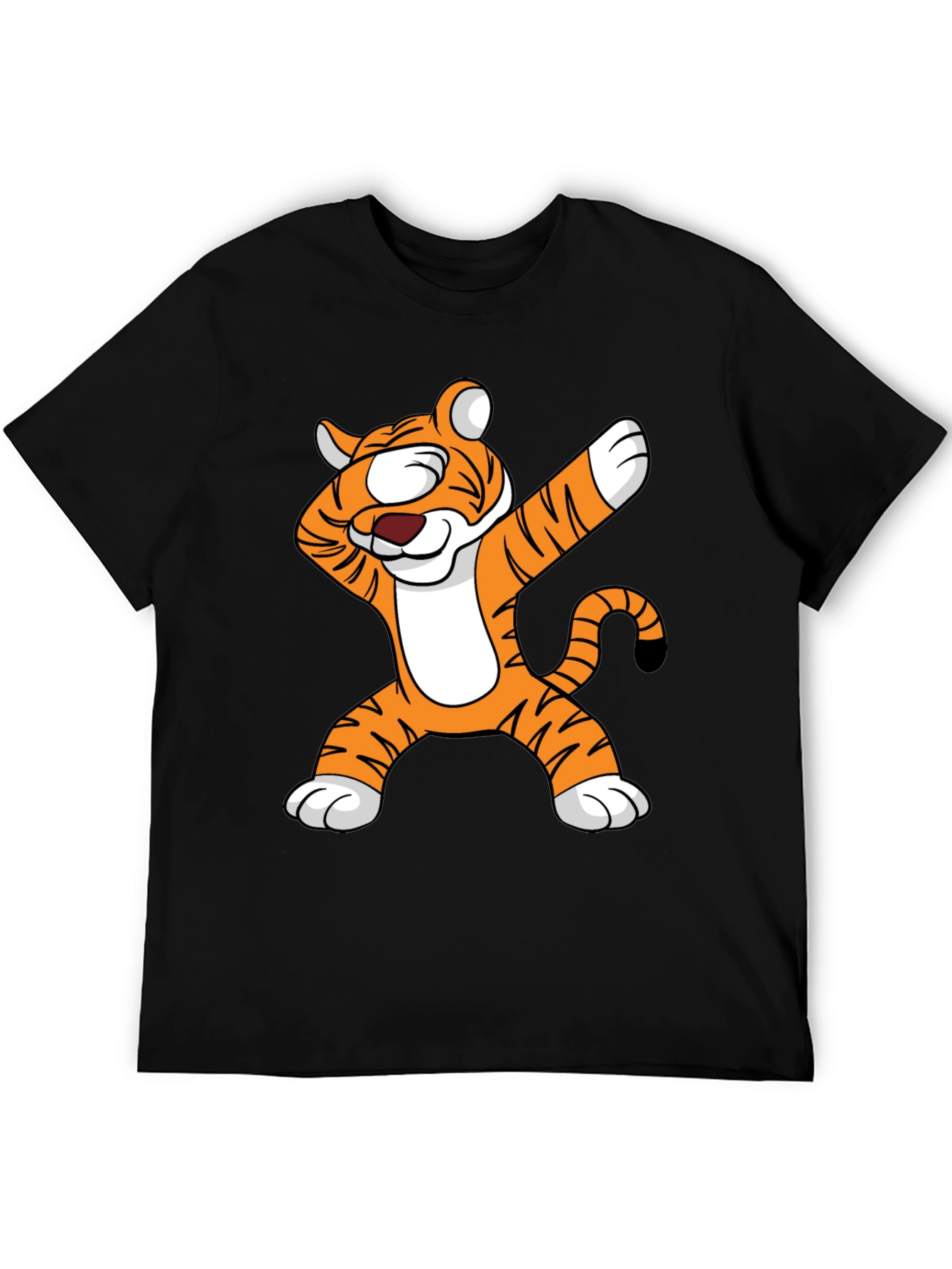 Dabbing Tiger Graphic T-Shirt