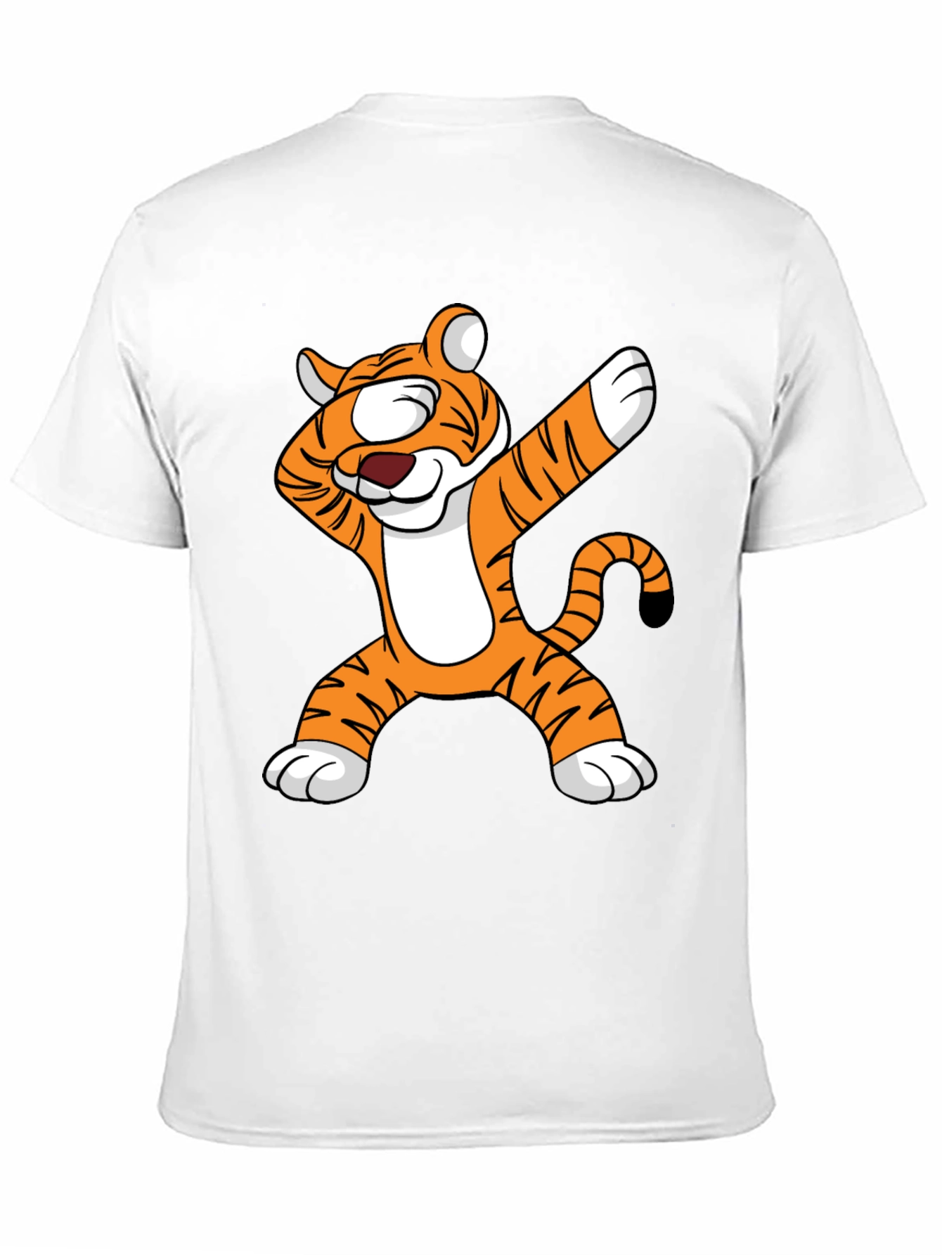 Dabbing Tiger Graphic T-Shirt