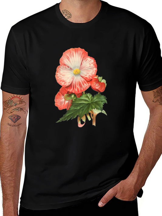 Floral Print Crew Neck T-Shirt