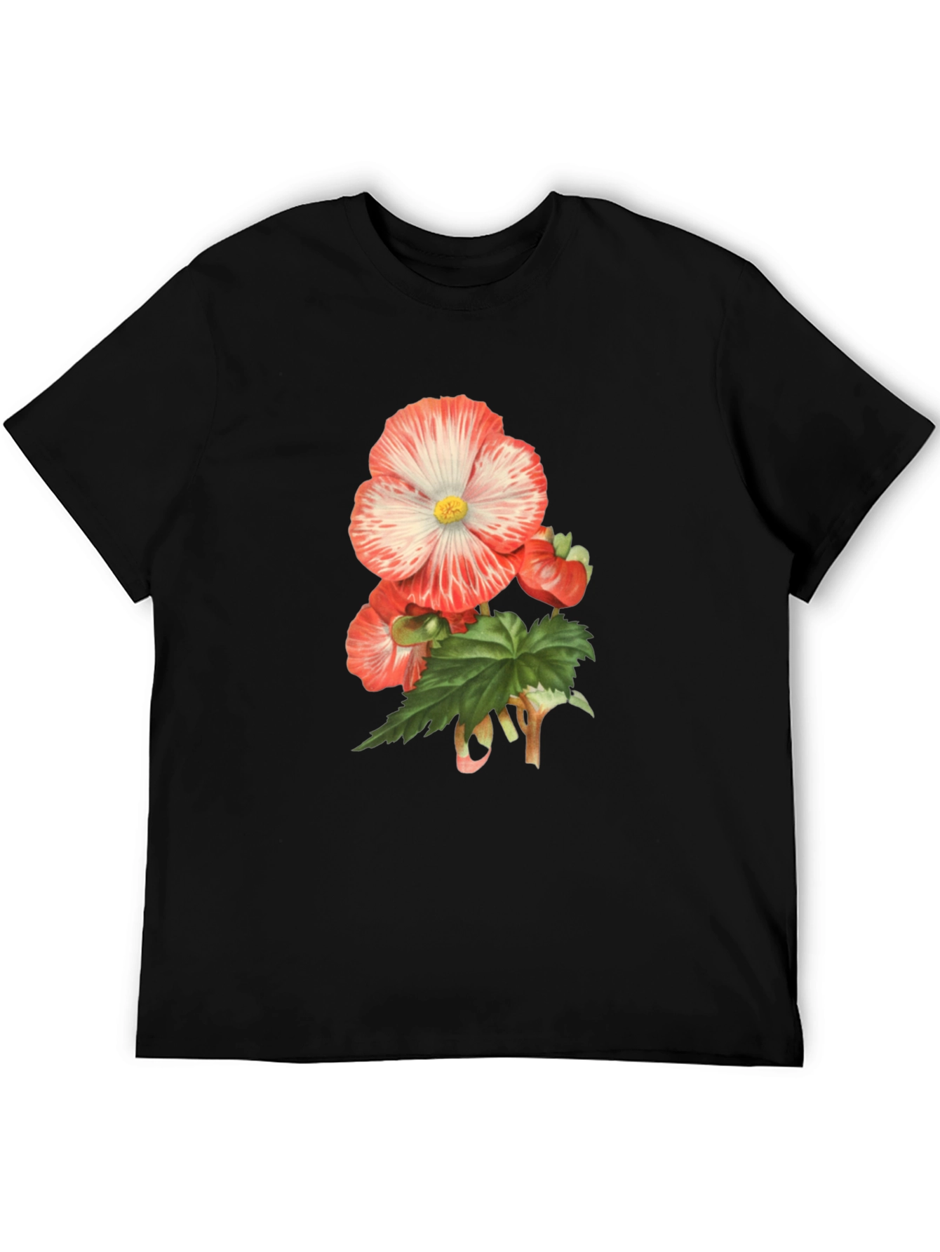 Floral Print Crew Neck T-Shirt