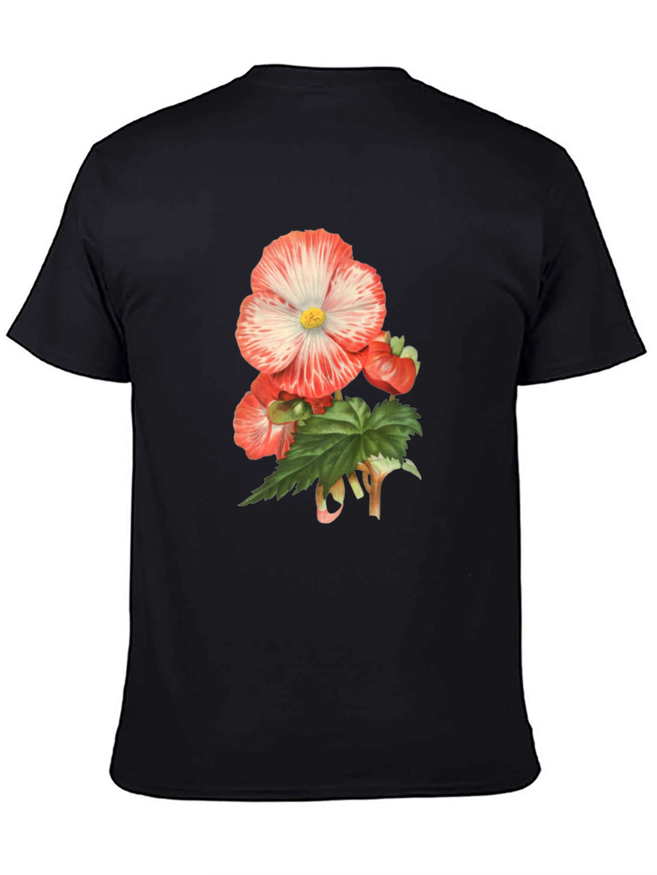Floral Print Crew Neck T-Shirt