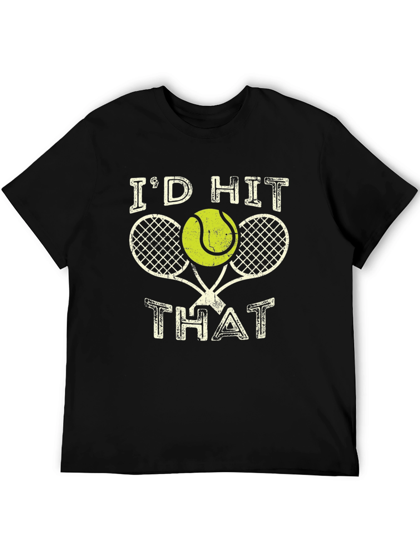 Id Hit That Tennis T-Shirt - Black
