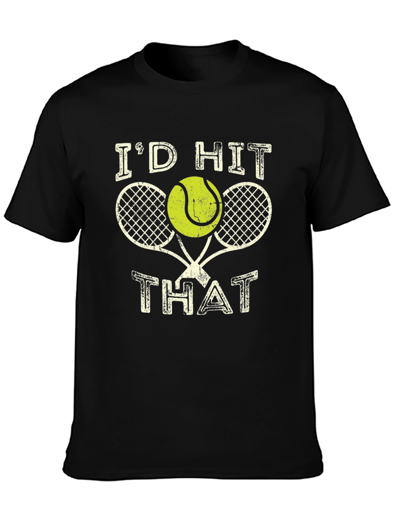 Id Hit That Tennis T-Shirt - Black
