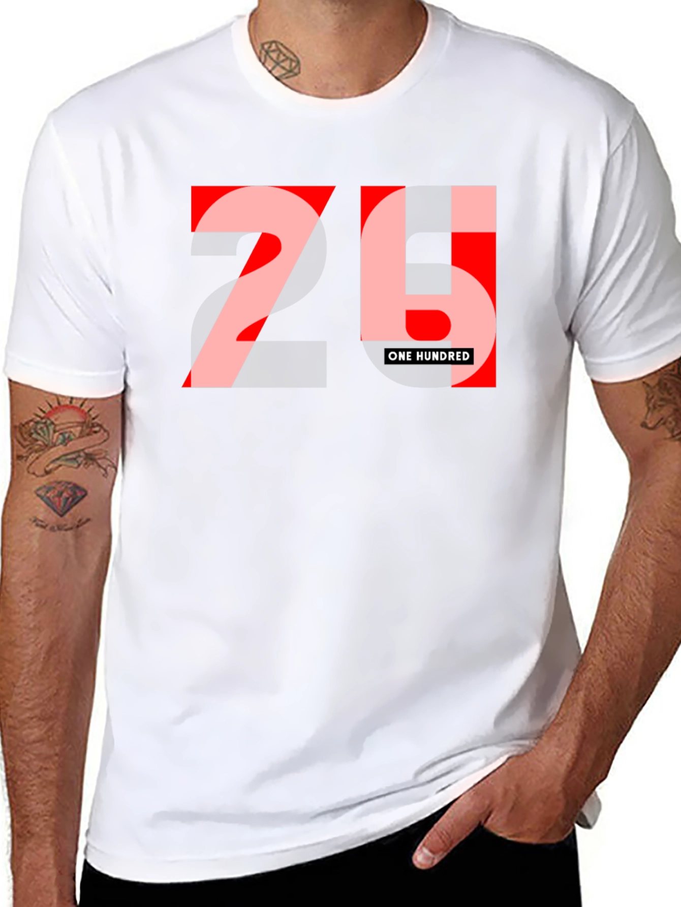 26 One Hundred Graphic Tee - Black