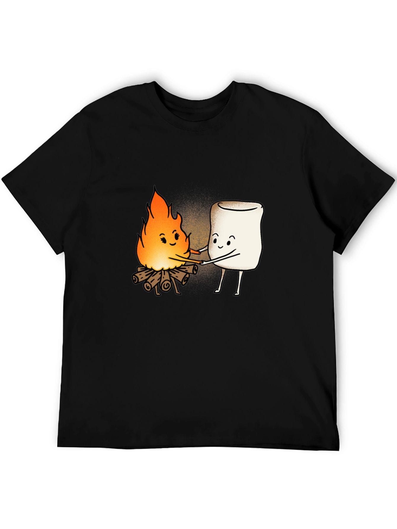 Campfire Marshmallow Graphic T-Shirt