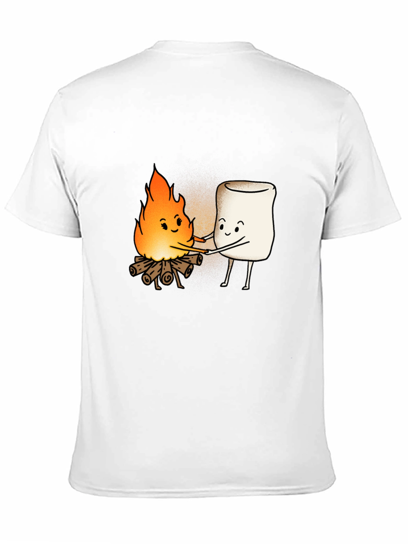Campfire Marshmallow Graphic T-Shirt