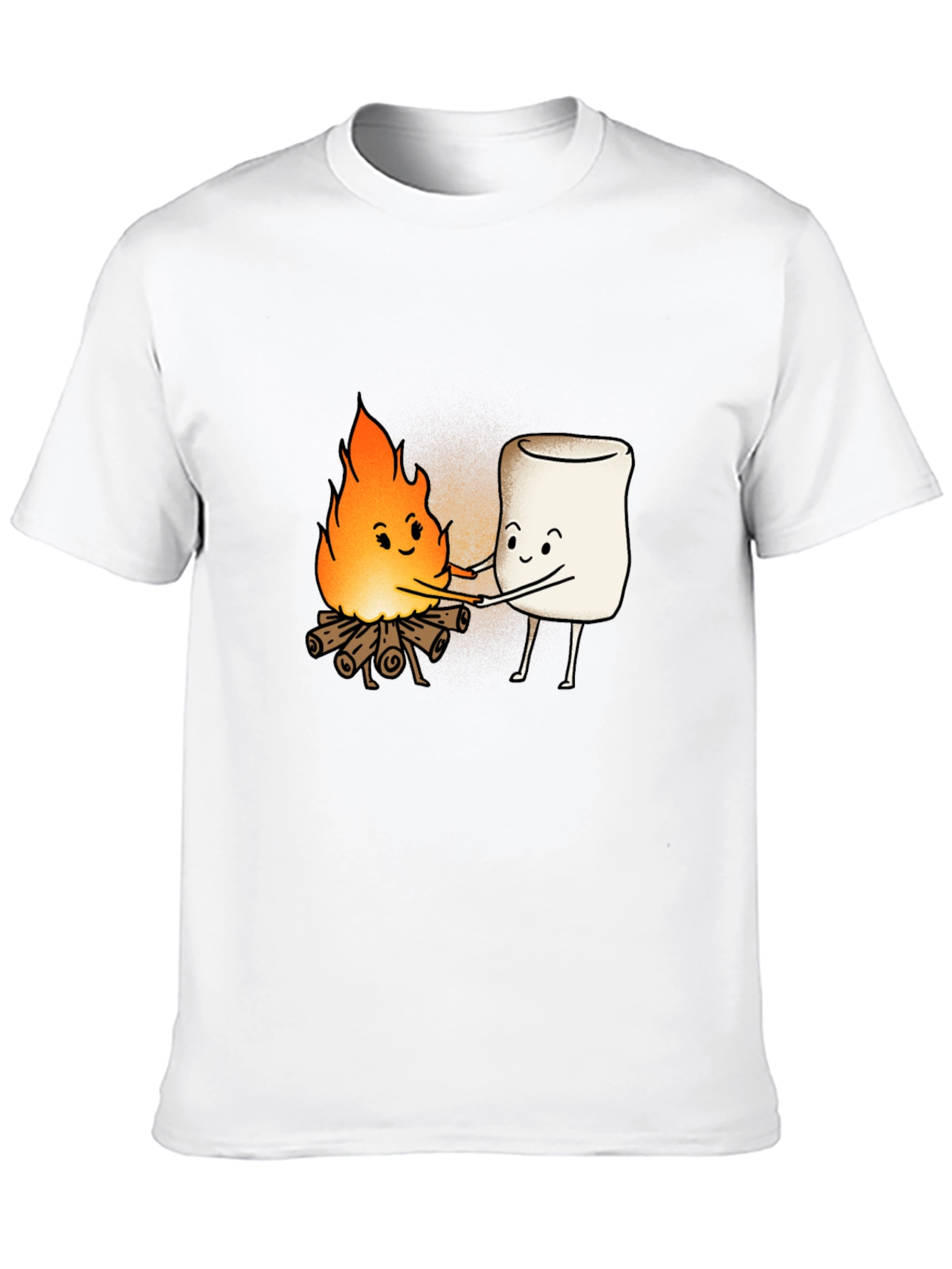 Campfire Marshmallow Graphic T-Shirt