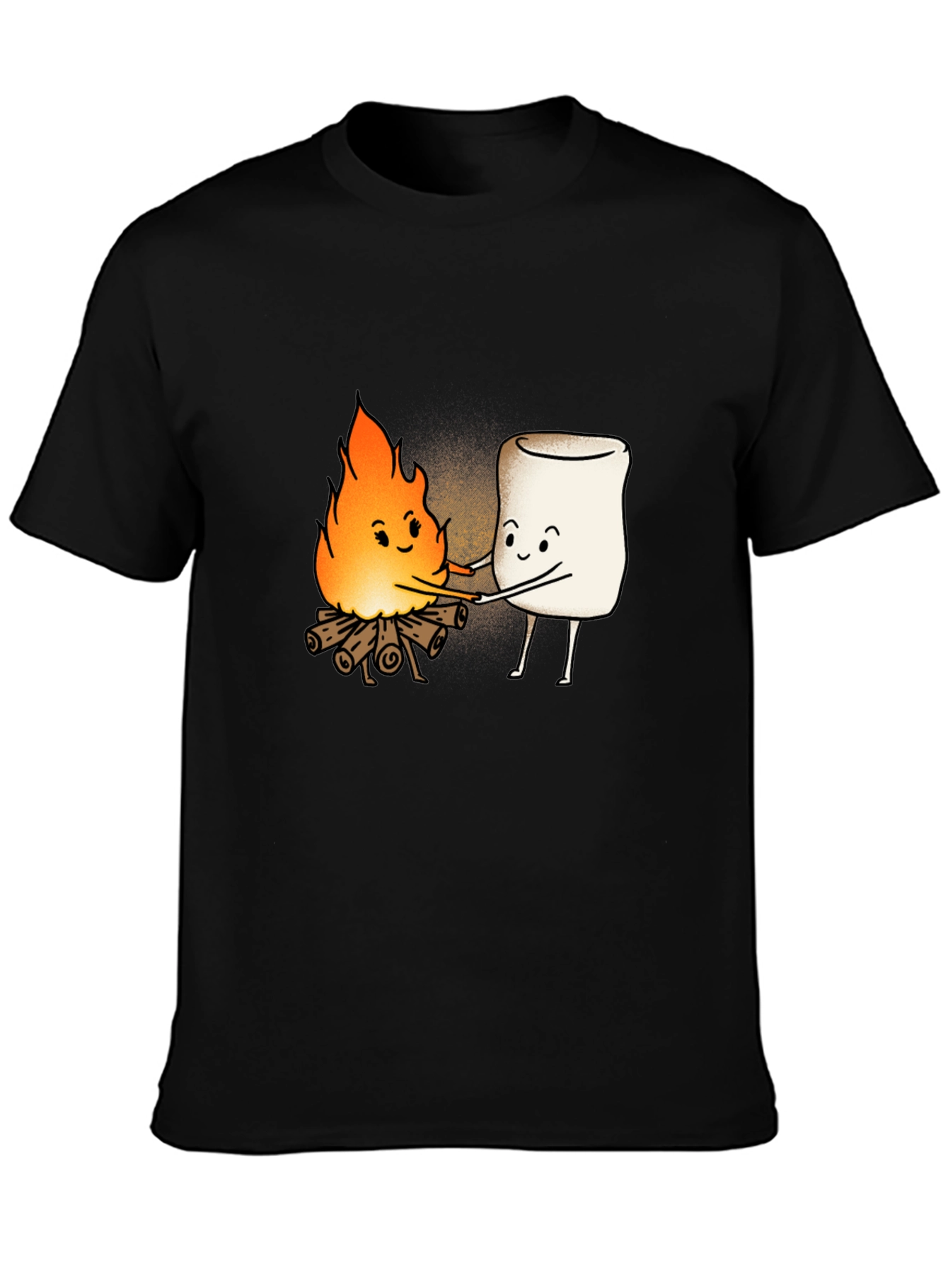 Campfire Marshmallow Graphic T-Shirt