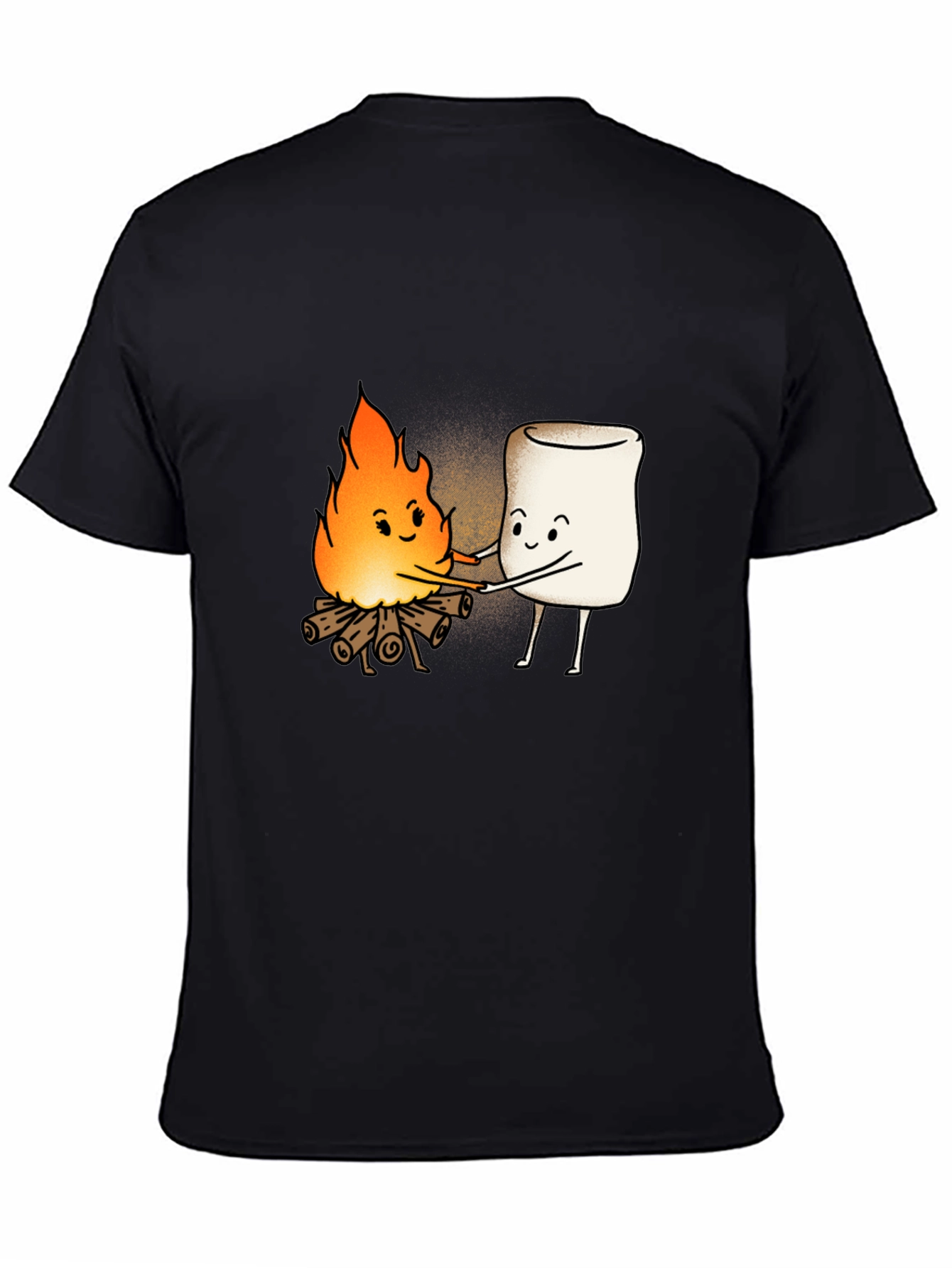 Campfire Marshmallow Graphic T-Shirt