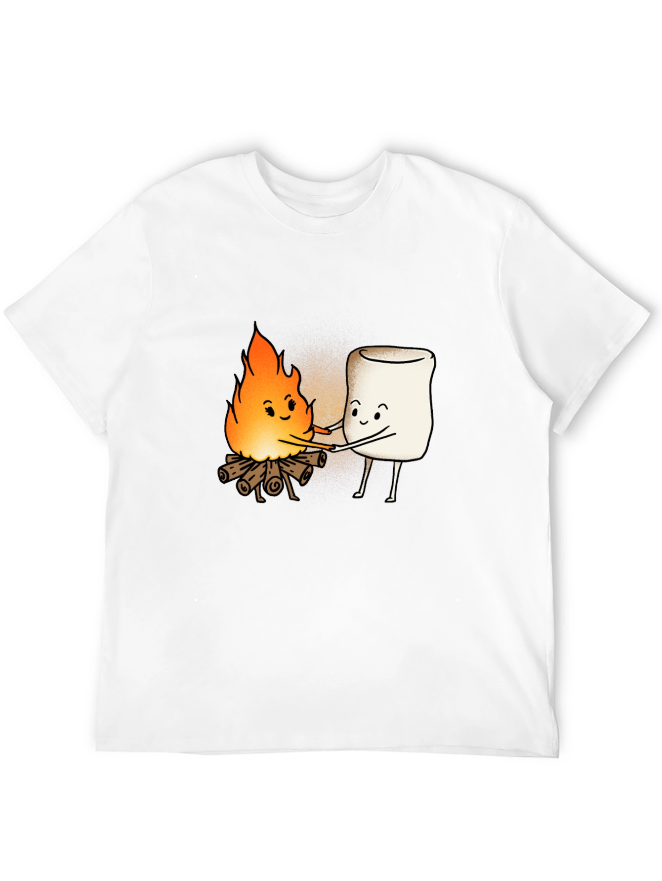 Campfire Marshmallow Graphic T-Shirt