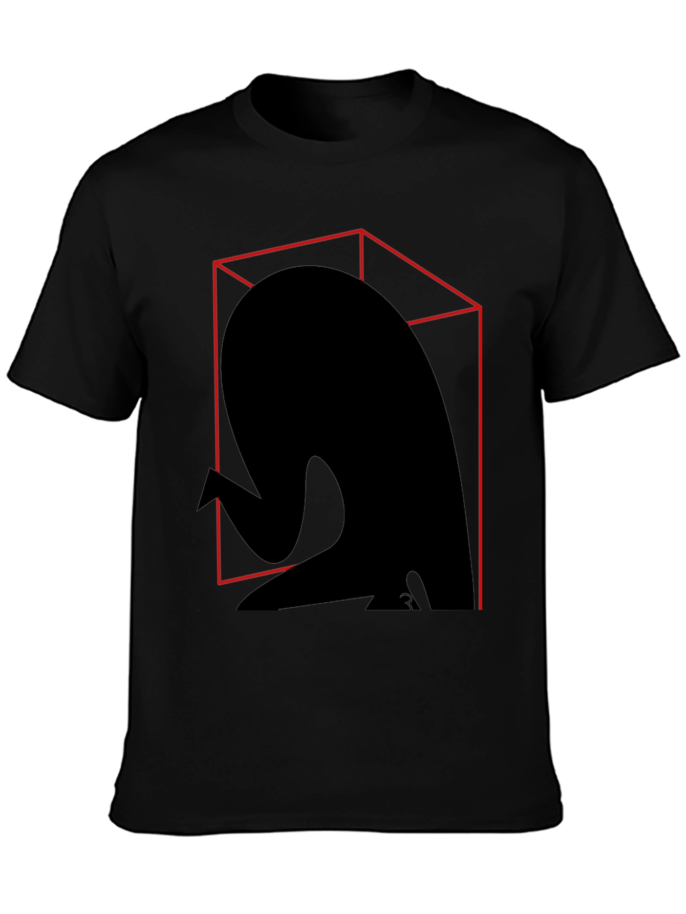 Abstract Silhouette Graphic Tee - Modern Art Shirt