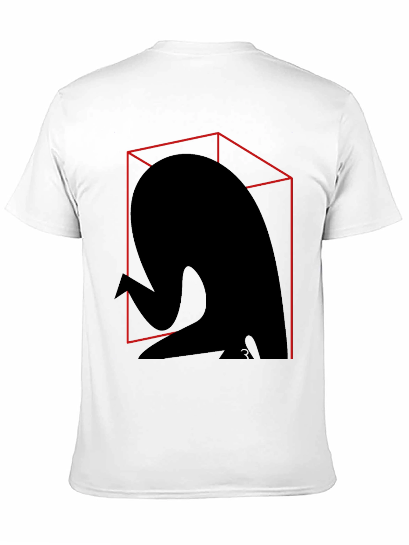 Abstract Silhouette Graphic Tee - Modern Art Shirt