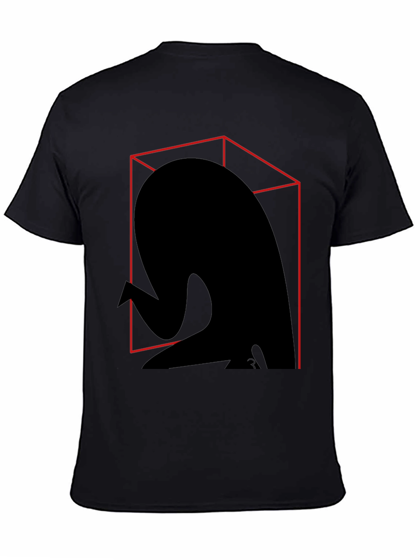 Abstract Silhouette Graphic Tee - Modern Art Shirt