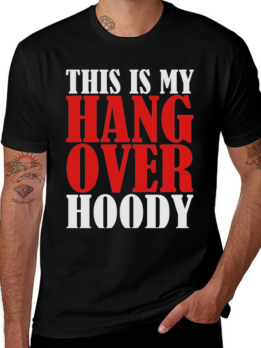 Hangover Hoody Graphic Tee - Funny Mens T-Shirt