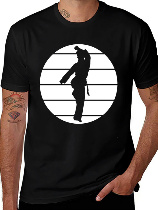 Karate Silhouette Tee - Martial Arts Style